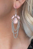 Paparazzi Opalescence Essence - Pink Earrings