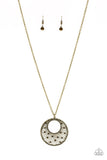 Paparazzi Urban Illumination - Brass Necklace