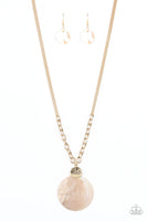 Paparazzi A Top-SHELLer - Gold Necklace