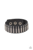 Paparazzi Armed and Dangerous - Black Urban Bracelet