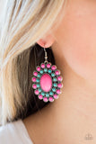 Paparazzi Stone Solstice - Pink Earrings