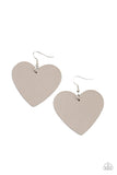 Paparazzi Country Crush - Silver Earrings