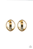 Paparazzi Movie Star Sparkle - Gold Post Earrings