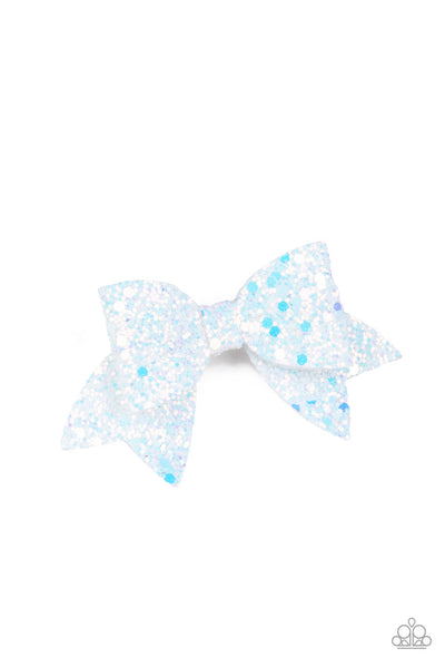 Paparazzi Confetti Princess - White Hair Clip