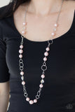 Paparazzi Prized Pearls - Pink Necklace