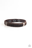 Paparazzi What Happens On The Road... - Brown Wrap Bracelet