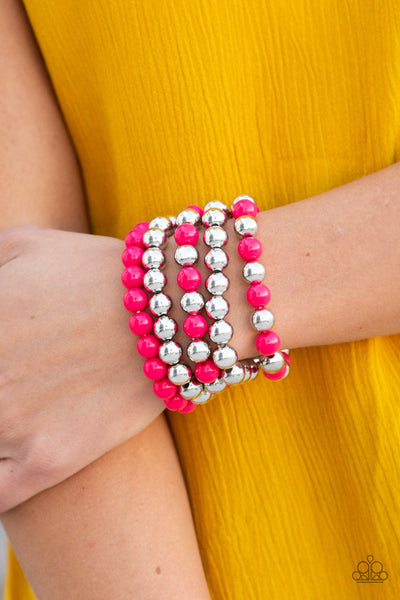 Paparazzi Pop-YOU-lar Culture - Pink Bracelet