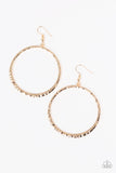 Paparazzi So Sleek - Gold Earrings