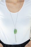 Paparazzi Tranquility Trend - Green Necklace