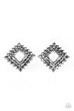 Paparazzi Kensington Keepsake - Silver Post Earrings