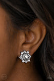 Paparazzi Interstellar Sparkle - Black Clip-On Earrings