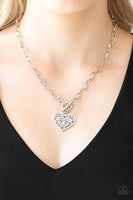 Paparazzi Victorian Romance - Silver Necklace