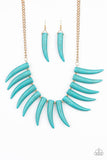 Paparazzi Tusk Tundra - Blue Necklace