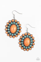 Paparazzi Stone Solstice - Orange Earrings