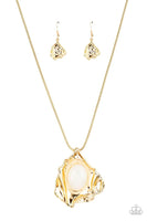 Paparazzi Amazon Amulet - Gold Necklace