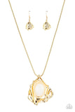 Paparazzi Amazon Amulet - Gold Necklace