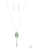 Paparazzi Tranquility Trend - Green Necklace