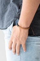 Paparazzi Tracker and Field – Brown Urban Bracelet