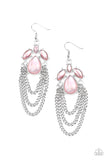 Paparazzi Opalescence Essence - Pink Earrings