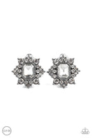 Paparazzi Interstellar Sparkle - Black Clip-On Earrings