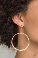 Paparazzi So Sleek - Gold Earrings