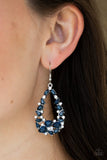 Paparazzi To Bedazzle or Not to Bedazzle - Blue Earrings