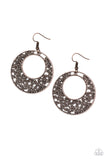 Paparazzi Wistfully Winchester - Copper Earrings