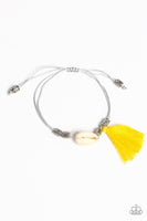 Paparazzi SEA If I Care - Yellow Bracelet