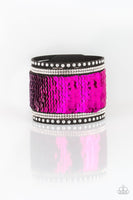 Paparazzi MERMAIDS Have More Fun - Pink/Silver Wrap Bracelet