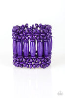 Paparazzi Barbados Beach Club - Purple Bracelet