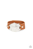 Paparazzi Better Recognize - Brown Wrap Bracelet