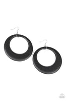 Paparazzi Modern Malibu Barbie - Black Earrings