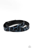 Paparazzi All GRRirl - Blue Wrap Bracelet