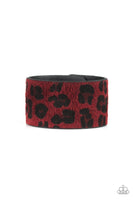 Paparazzi Cheetah Cabana - Red Wrap Bracelet