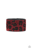 Paparazzi Cheetah Cabana - Red Wrap Bracelet