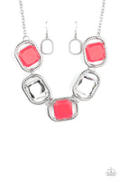 Paparazzi Pucker Up - Pink Necklace