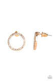 Paparazzi 5th Ave Angel - Rose Gold Post Earrings