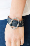 Paparazzi Cowgirl Cavalier - Blue Wrap Bracelet