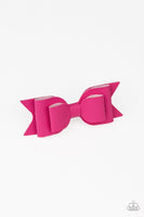 Paparazzi BOW Wow Wow - Pink Hair Clip