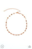 Paparazzi Inner SPOTLIGHT - Rose Gold Choker Necklace