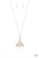 Paparazzi Beach Beam - White Necklace