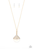 Paparazzi Beach Beam - White Necklace