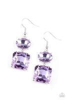 Paparazzi All ICE On Me - Purple Earrings