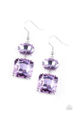 Paparazzi All ICE On Me - Purple Earrings