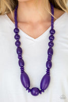 Paparazzi Summer Breezin - Purple Necklace