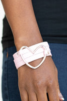 Paparazzi One Love One Heart - Pink Wrap Bracelet