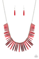 Paparazzi Out of My Element - Red Necklace