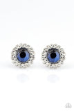 Paparazzi Floral Glow - Blue Post Earrings