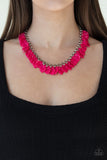 Paparazzi Super Bloom - Pink Necklace