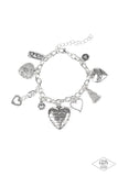 Paparazzi Pure In Heart - Silver Bracelet